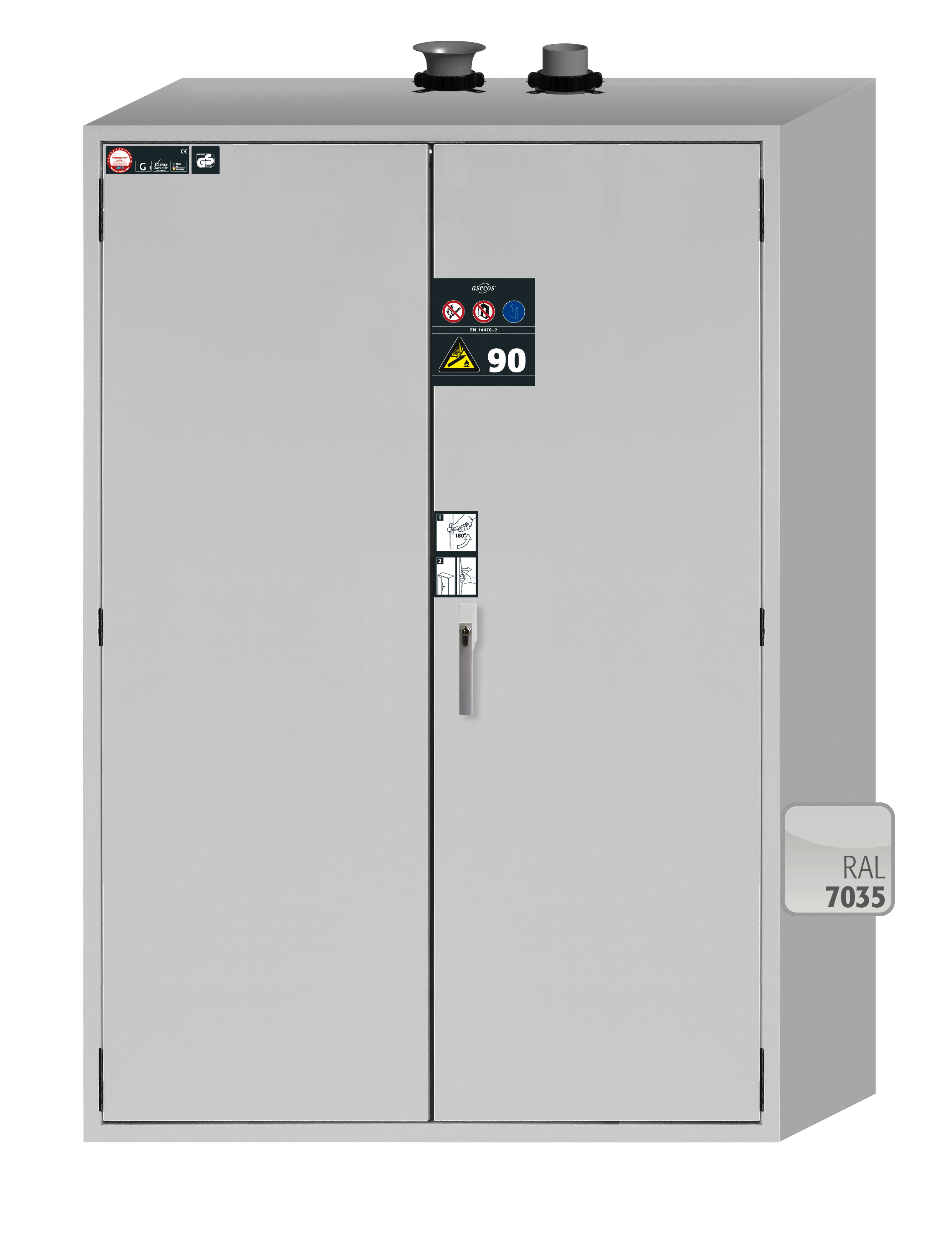 Gas Cylinder Cabinet G90 205 140 30641 001 30643 Asecos