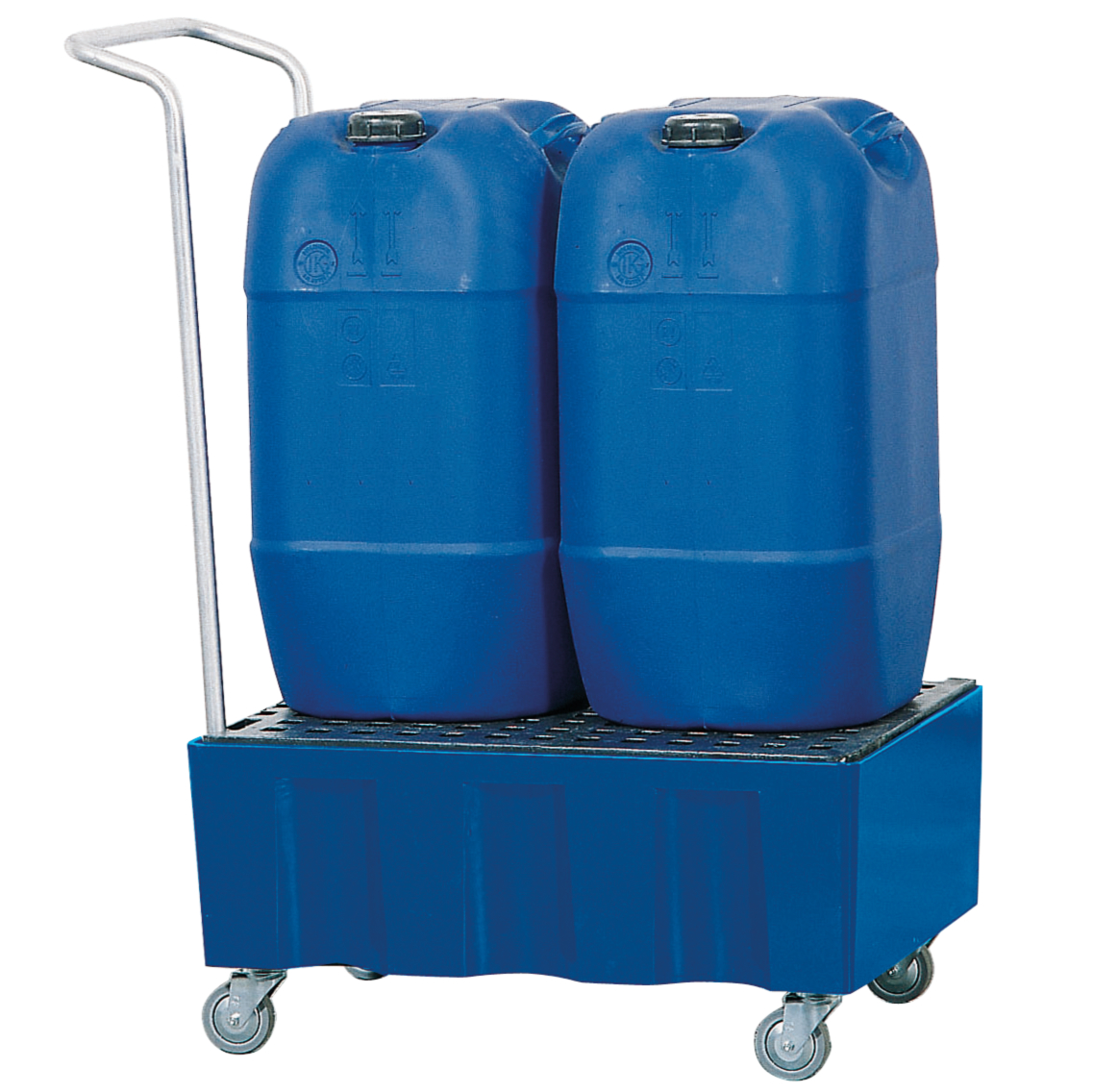 Cubetos de retención con ruedas - asecos configurador