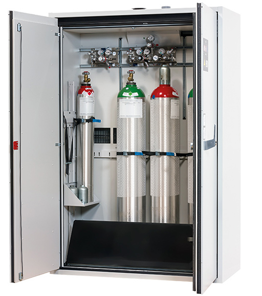 Gasskåp för inomhusförvaring